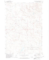 Sheep Pen Draw SE South Dakota Historical topographic map, 1:24000 scale, 7.5 X 7.5 Minute, Year 1971