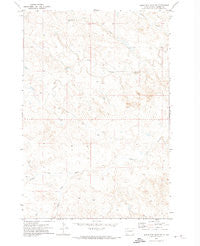 Sheep Pen Draw SW South Dakota Historical topographic map, 1:24000 scale, 7.5 X 7.5 Minute, Year 1971