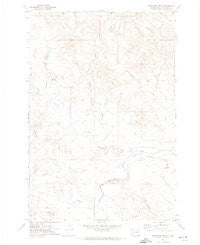 Sheep Pen Draw South Dakota Historical topographic map, 1:24000 scale, 7.5 X 7.5 Minute, Year 1971
