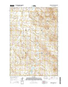 Sheep Pen Draw SE South Dakota Current topographic map, 1:24000 scale, 7.5 X 7.5 Minute, Year 2015