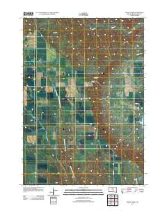 Short Creek South Dakota Historical topographic map, 1:24000 scale, 7.5 X 7.5 Minute, Year 2012