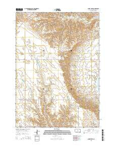 Short Creek South Dakota Current topographic map, 1:24000 scale, 7.5 X 7.5 Minute, Year 2015