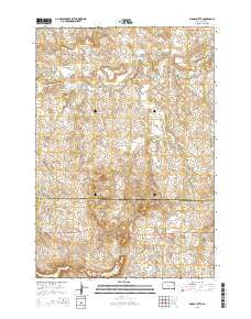 Signal Butte South Dakota Current topographic map, 1:24000 scale, 7.5 X 7.5 Minute, Year 2015