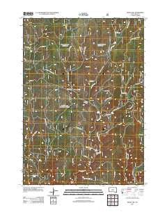 Signal Hill South Dakota Historical topographic map, 1:24000 scale, 7.5 X 7.5 Minute, Year 2012