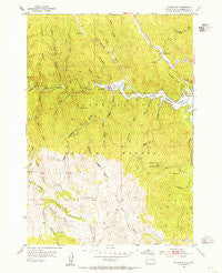 Silver City South Dakota Historical topographic map, 1:24000 scale, 7.5 X 7.5 Minute, Year 1954