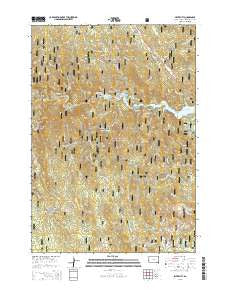 Silver City South Dakota Current topographic map, 1:24000 scale, 7.5 X 7.5 Minute, Year 2015