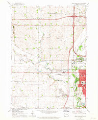 Sioux Falls West South Dakota Historical topographic map, 1:24000 scale, 7.5 X 7.5 Minute, Year 1962