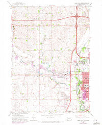 Sioux Falls West South Dakota Historical topographic map, 1:24000 scale, 7.5 X 7.5 Minute, Year 1962