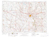 Sioux Falls South Dakota Historical topographic map, 1:250000 scale, 1 X 2 Degree, Year 1955