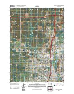 Sioux Falls West South Dakota Historical topographic map, 1:24000 scale, 7.5 X 7.5 Minute, Year 2012
