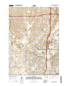 Sioux Falls West South Dakota Current topographic map, 1:24000 scale, 7.5 X 7.5 Minute, Year 2015
