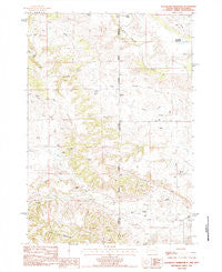 Slaughter Reservoir South Dakota Historical topographic map, 1:24000 scale, 7.5 X 7.5 Minute, Year 1984