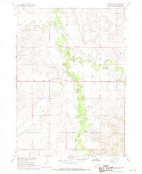 Slim Butte NE South Dakota Historical topographic map, 1:24000 scale, 7.5 X 7.5 Minute, Year 1967