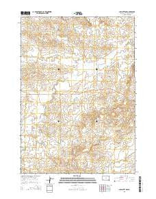 Slim Butte NW South Dakota Current topographic map, 1:24000 scale, 7.5 X 7.5 Minute, Year 2015