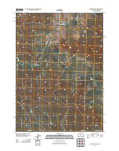 Slim Butte SW South Dakota Historical topographic map, 1:24000 scale, 7.5 X 7.5 Minute, Year 2012