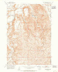 Smithwick NE South Dakota Historical topographic map, 1:24000 scale, 7.5 X 7.5 Minute, Year 1951