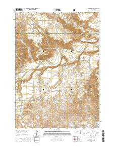 Smithwick NW South Dakota Current topographic map, 1:24000 scale, 7.5 X 7.5 Minute, Year 2015