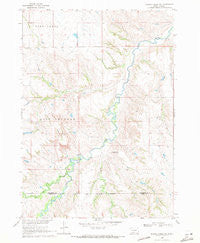 Soldier Creek NE South Dakota Historical topographic map, 1:24000 scale, 7.5 X 7.5 Minute, Year 1969