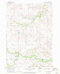 Soldier Creek NW South Dakota Historical topographic map, 1:24000 scale, 7.5 X 7.5 Minute, Year 1969