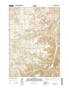 Soldier Creek South Dakota Current topographic map, 1:24000 scale, 7.5 X 7.5 Minute, Year 2015