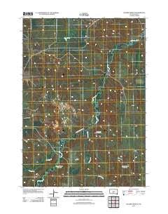 Soldier Creek NE South Dakota Historical topographic map, 1:24000 scale, 7.5 X 7.5 Minute, Year 2012