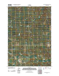 Soldier Creek NW South Dakota Historical topographic map, 1:24000 scale, 7.5 X 7.5 Minute, Year 2012