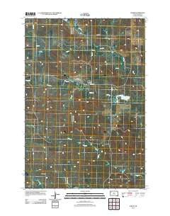 Sorum South Dakota Historical topographic map, 1:24000 scale, 7.5 X 7.5 Minute, Year 2012