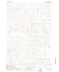 Sorum NE South Dakota Historical topographic map, 1:24000 scale, 7.5 X 7.5 Minute, Year 1983