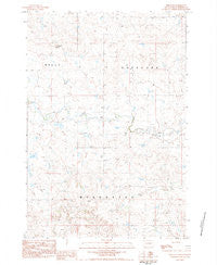 Sorum SE South Dakota Historical topographic map, 1:24000 scale, 7.5 X 7.5 Minute, Year 1983