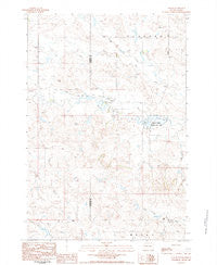 Sorum South Dakota Historical topographic map, 1:24000 scale, 7.5 X 7.5 Minute, Year 1983