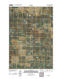 Sorum NE South Dakota Historical topographic map, 1:24000 scale, 7.5 X 7.5 Minute, Year 2012
