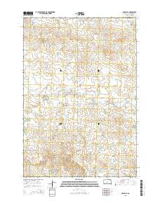 Sorum SE South Dakota Current topographic map, 1:24000 scale, 7.5 X 7.5 Minute, Year 2015
