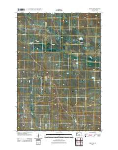 Sorum SW South Dakota Historical topographic map, 1:24000 scale, 7.5 X 7.5 Minute, Year 2012