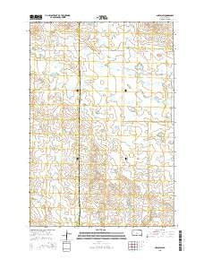 Sorum SW South Dakota Current topographic map, 1:24000 scale, 7.5 X 7.5 Minute, Year 2015