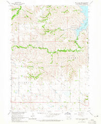 South Scalp Creek South Dakota Historical topographic map, 1:24000 scale, 7.5 X 7.5 Minute, Year 1964