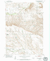 South of Volunteer South Dakota Historical topographic map, 1:24000 scale, 7.5 X 7.5 Minute, Year 1953