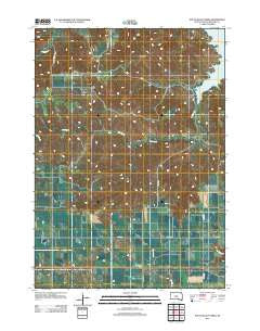 South Scalp Creek South Dakota Historical topographic map, 1:24000 scale, 7.5 X 7.5 Minute, Year 2012