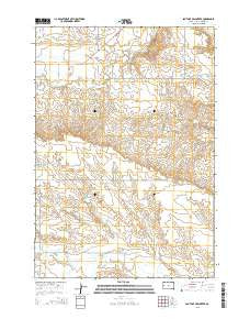 South of Volunteer South Dakota Current topographic map, 1:24000 scale, 7.5 X 7.5 Minute, Year 2015