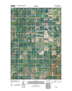Spain South Dakota Historical topographic map, 1:24000 scale, 7.5 X 7.5 Minute, Year 2012