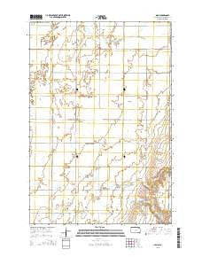 Spain South Dakota Current topographic map, 1:24000 scale, 7.5 X 7.5 Minute, Year 2015