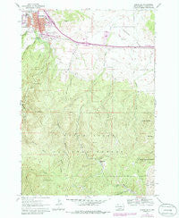 Spearfish South Dakota Historical topographic map, 1:24000 scale, 7.5 X 7.5 Minute, Year 1961