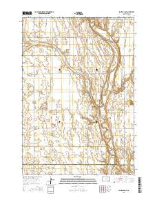 Spink Colony South Dakota Current topographic map, 1:24000 scale, 7.5 X 7.5 Minute, Year 2015