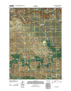 Spring Creek South Dakota Historical topographic map, 1:24000 scale, 7.5 X 7.5 Minute, Year 2012