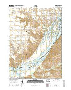 Springfield South Dakota Current topographic map, 1:24000 scale, 7.5 X 7.5 Minute, Year 2015
