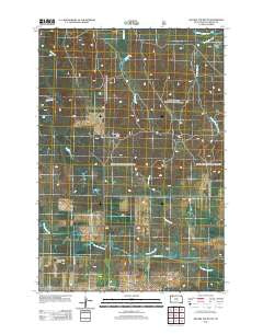 Square Top Butte South Dakota Historical topographic map, 1:24000 scale, 7.5 X 7.5 Minute, Year 2012