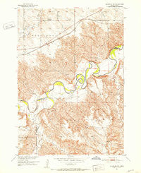Stamford SW South Dakota Historical topographic map, 1:24000 scale, 7.5 X 7.5 Minute, Year 1951