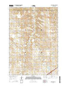 Stamford NW South Dakota Current topographic map, 1:24000 scale, 7.5 X 7.5 Minute, Year 2015