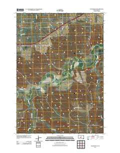 Stamford SW South Dakota Historical topographic map, 1:24000 scale, 7.5 X 7.5 Minute, Year 2012