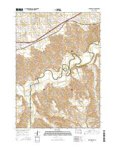 Stamford SW South Dakota Current topographic map, 1:24000 scale, 7.5 X 7.5 Minute, Year 2015