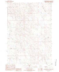 Standing Butte SW South Dakota Historical topographic map, 1:24000 scale, 7.5 X 7.5 Minute, Year 1983